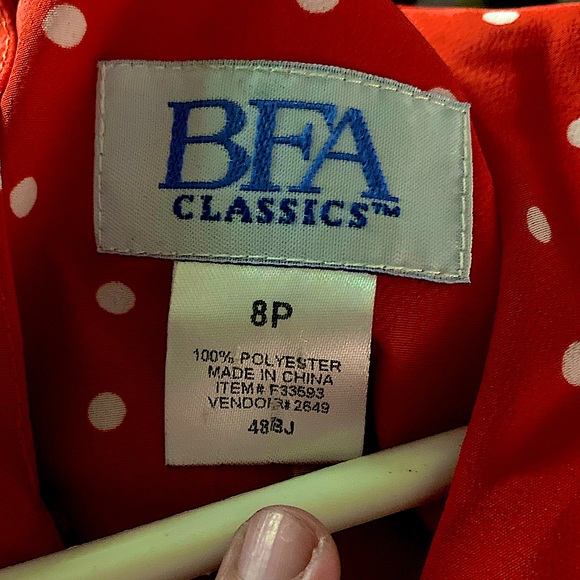 Vintage red polka dot skirt/top matching set - Picture 5 of 5